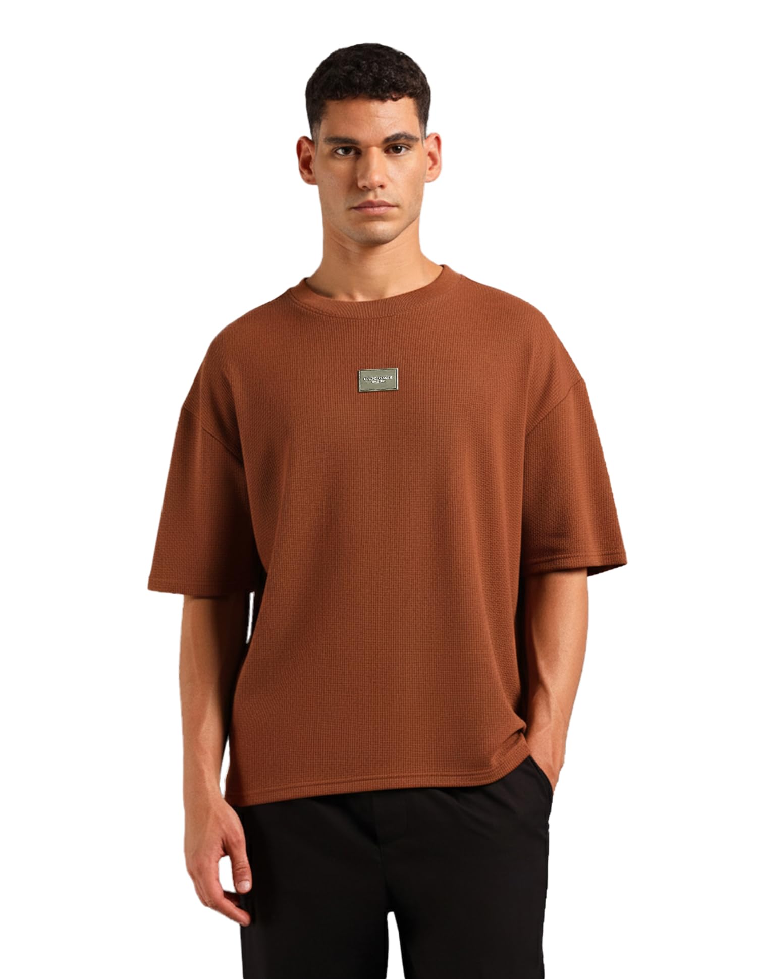 u.s. polo assn. Men's PE001 Premium Cotton-Rich Everyday Comfort Oversized T-Shirt-picture-31