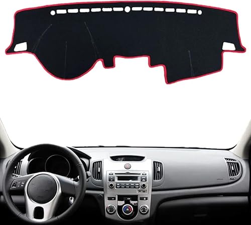 Miniatura 2 de LeaHY Car Styling Dashmat for KIA Forte Cerato 2009-2012 2013 TD Dashboard Cover Mat Rug Anti-UV Sunshade Protector Carpet Accessories