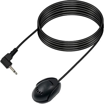 Car Microphone 2.5mm Compatible with Pioneer Car Stereo External Mic Assembly 3M Cable for Hands Free Calling GPS DVD