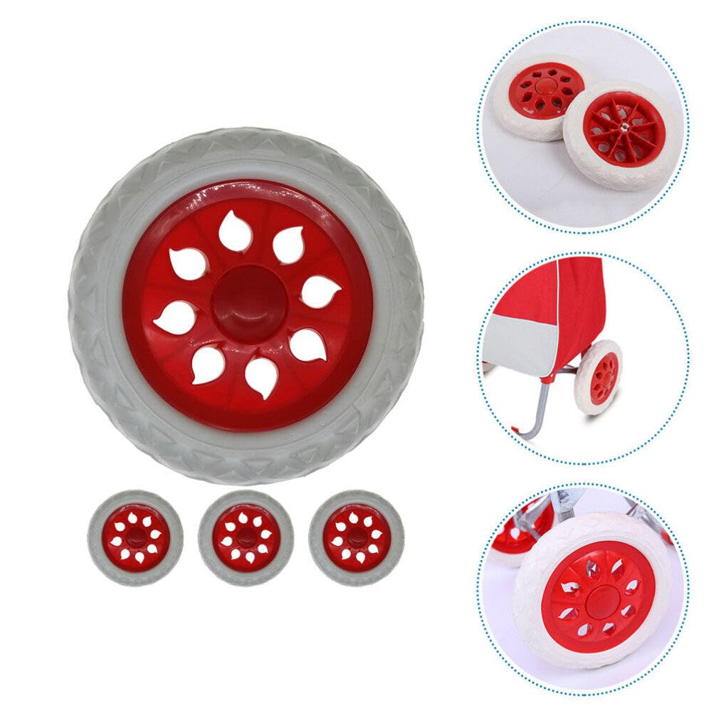 MAOPINER Kit di 4 ruote di ricambio per carrello della spesa