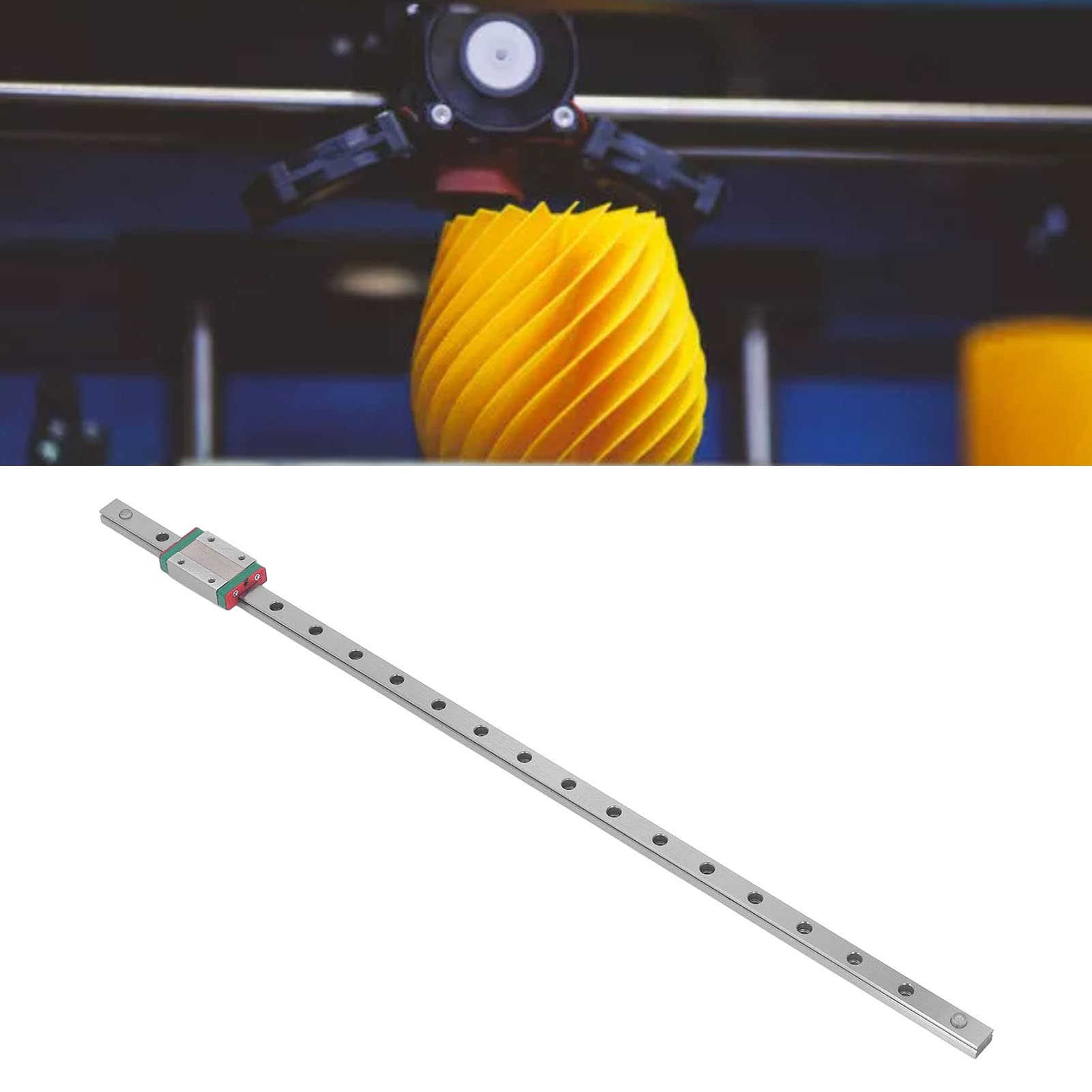 Bloc Rail Linéaire MGN12H-500 - Acier Roulement Précision - Faible Friction étanchéité Complète