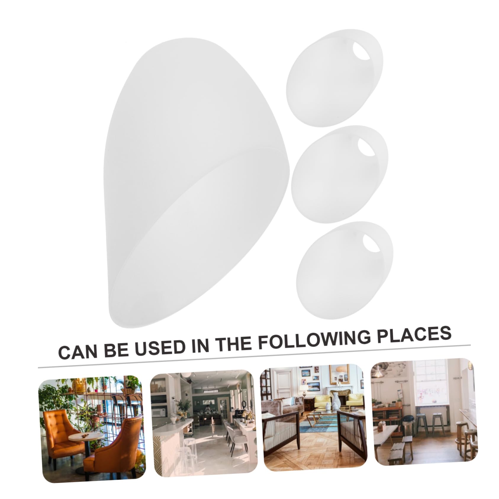 ARTIBETTER Pcs Horseshoe Shape Lampshades Easy Install Wall Light Shade Dust Square Lamp Cover Home Decor Lampshade