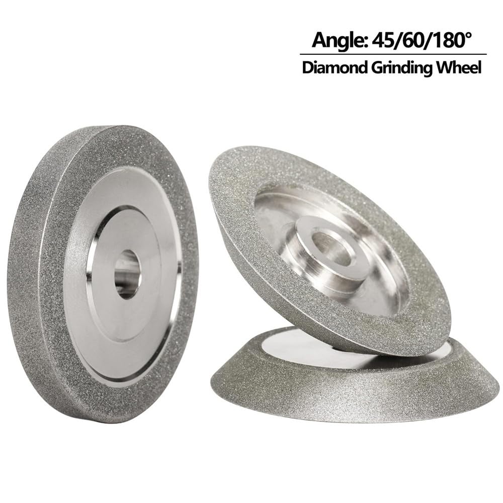 Okrągła tarcza szlifierska diamentowa, Ściernica diamentowa 45/60/180° Ziarnistość 78 mm 150 Wiele rozmiarów do frezu szlifierskiego(78x12.7x10mm)