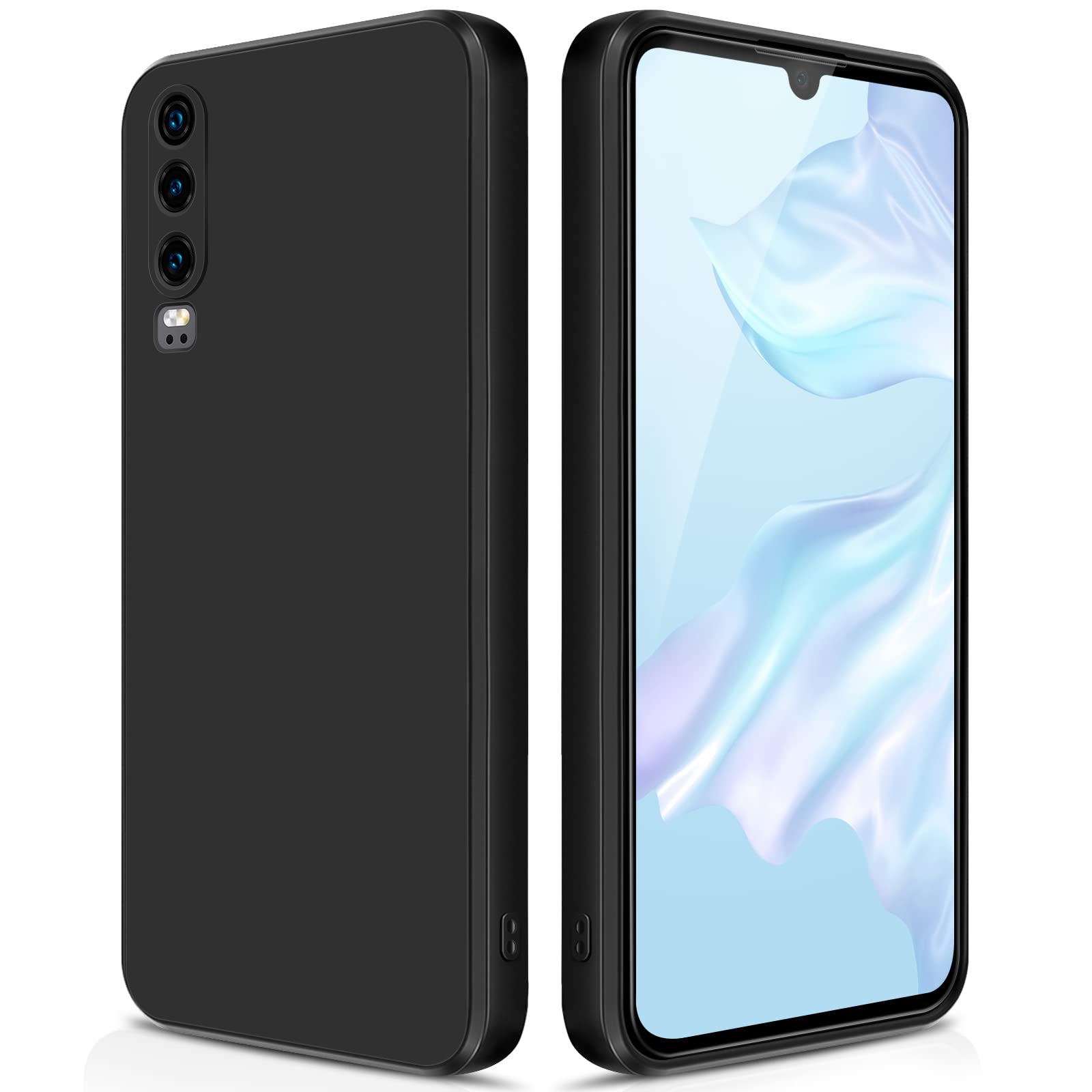 GiiYoon Funda para Huawei P30,Case de Silicona Suave de TPU Funda Protector de Goma Fexible Prueba Liviano y a Delgado de Golpes Antirrayas para Teléfono Huawei P30 - 1