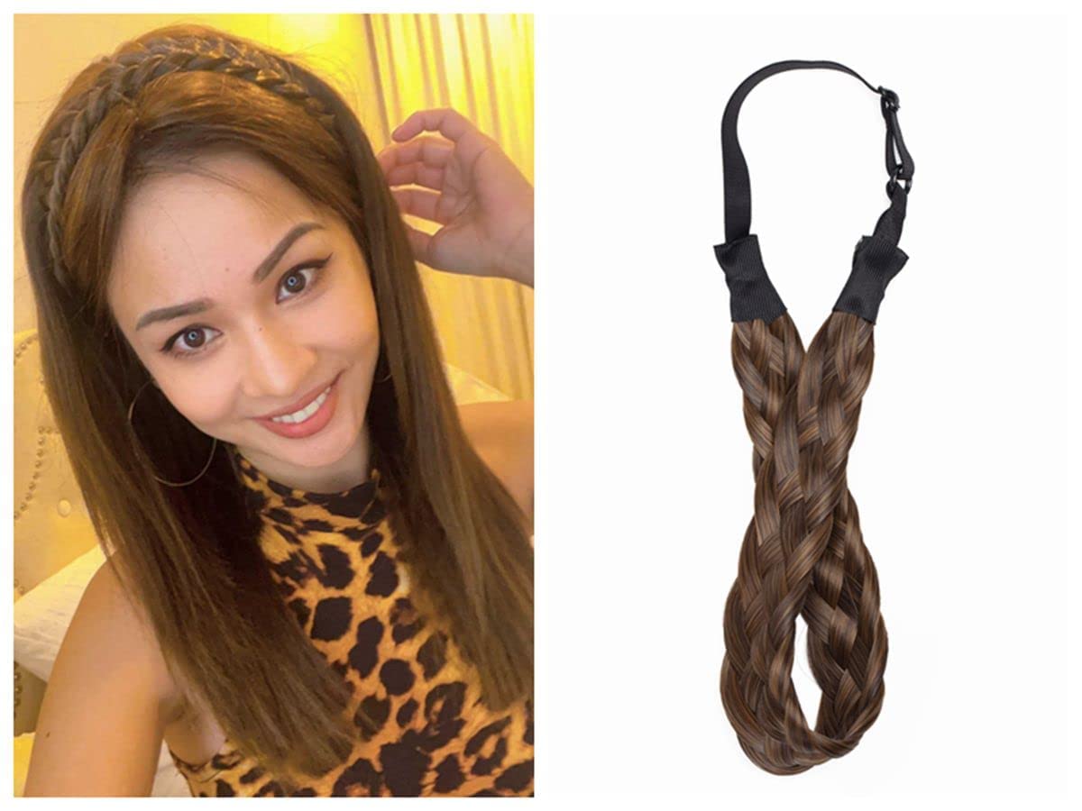 Scrunchy Updo Synthetic Hair Extensions Straight Wavy Hepburn Bun Headband Hairband Hairpiece