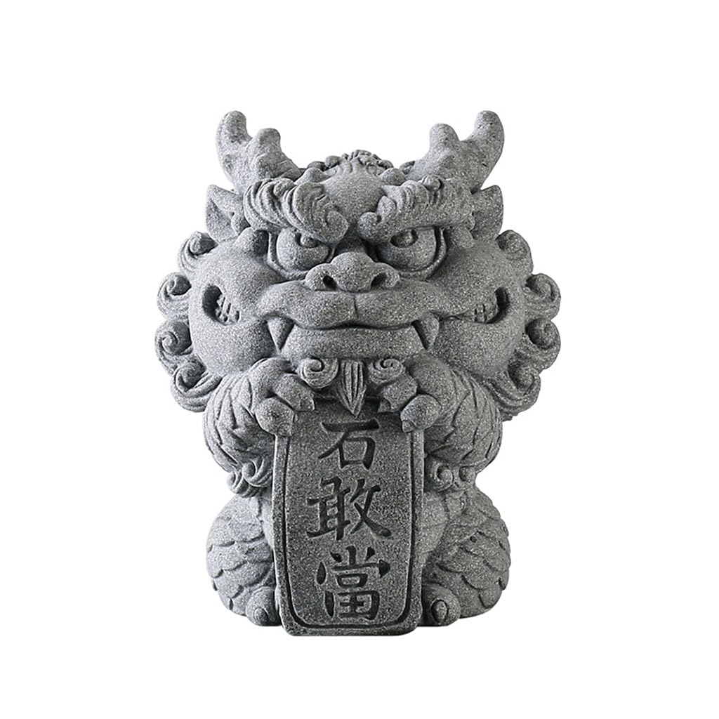 ENGENDER Kung Fu Tea Pet Chinese Creative Tea Pets, Home Desktop Decorations, Light Luxury