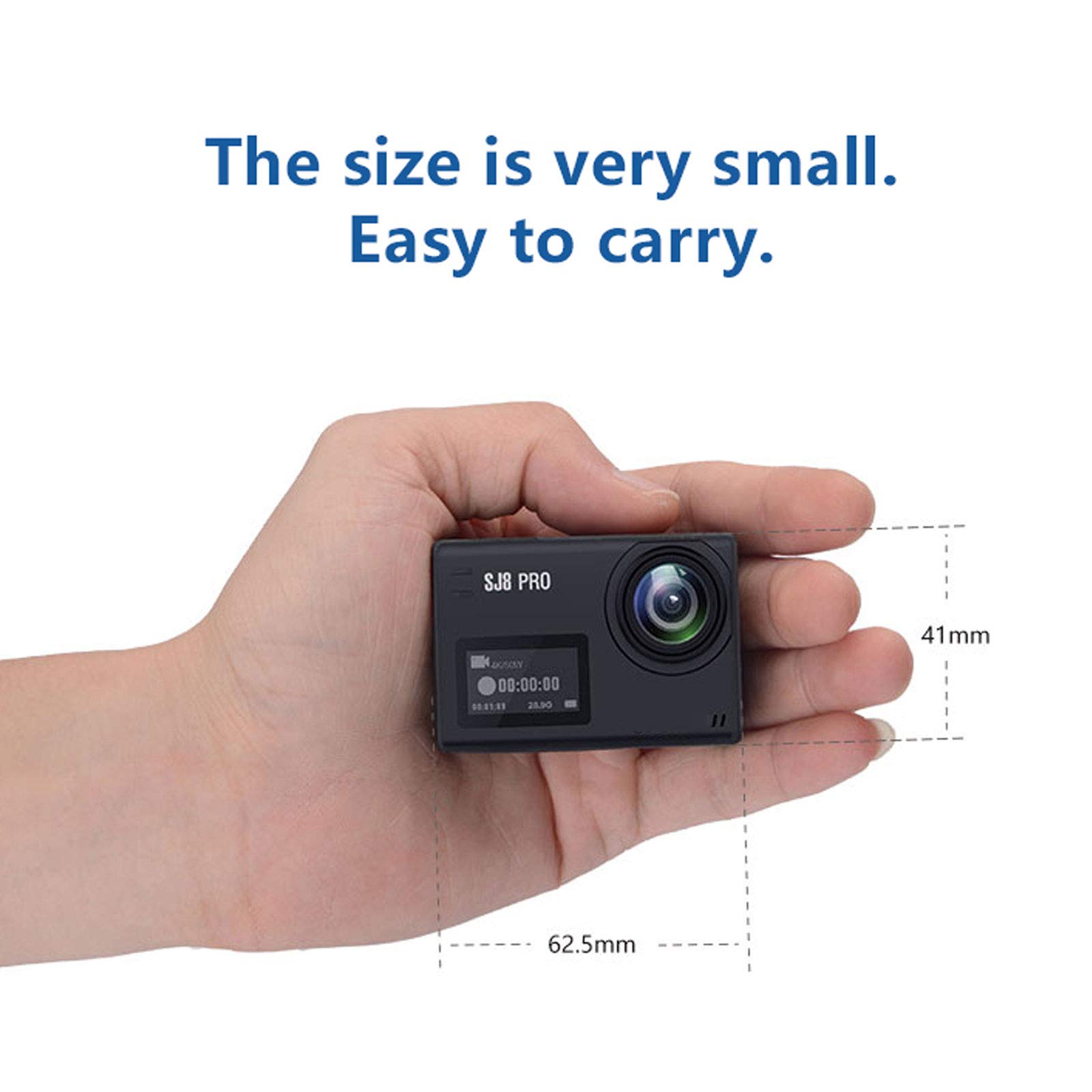 HD Fotocamere Digitali con Zoom 8x, 4K 2.0" Schermo 12MP Macchina Fotografica Subacquea 30M Videocamera Impermeabile Action Camera, Telecomando Senza Fili,Rosa