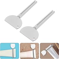 Vista 6 de Healifty Exprimidor de tubo de metal, paquete de 2, exprimidor de pasta de dientes rodante, exprimidor de llaves de tubo, herramienta exprimidora