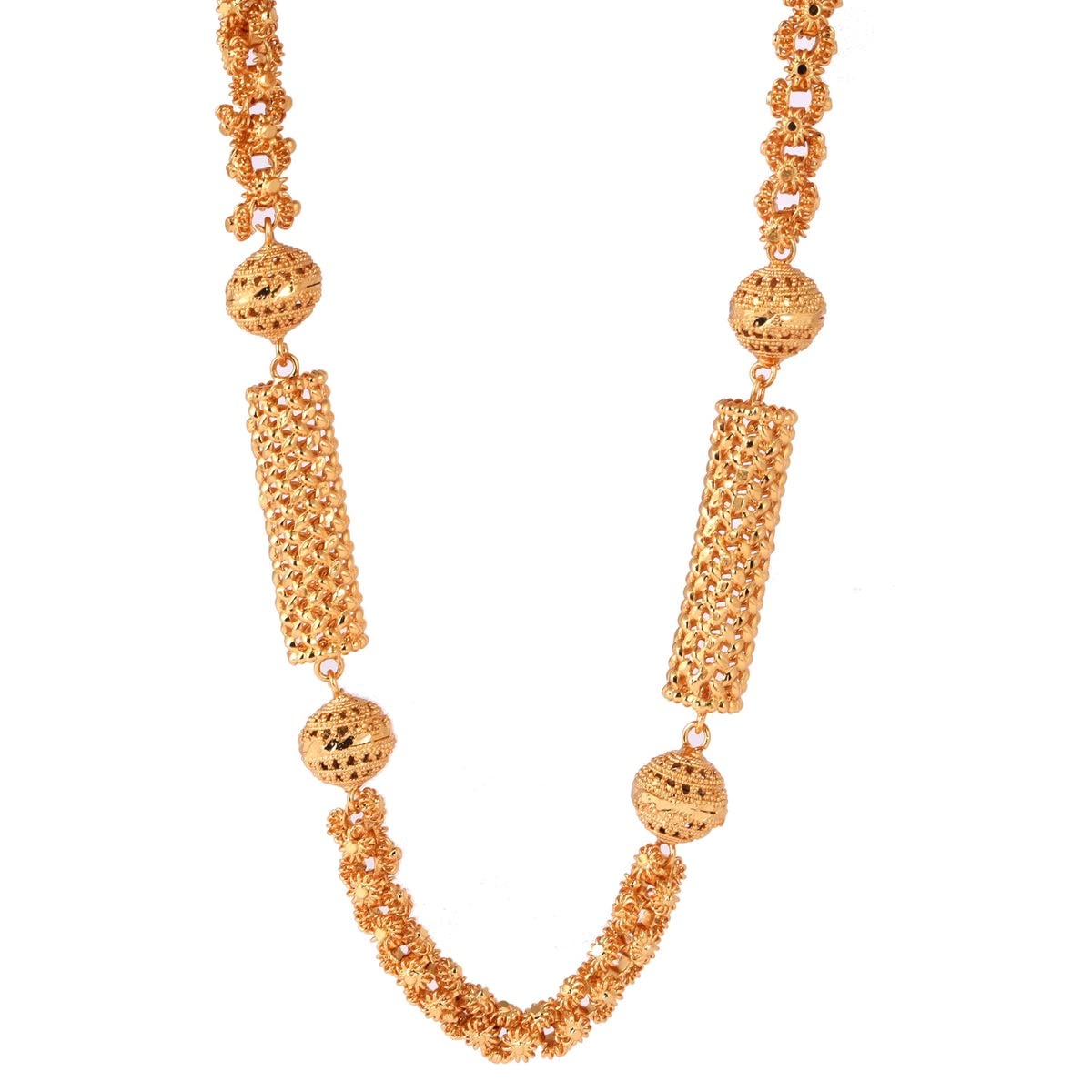 Tanvi J Womens Jui Ball Long Chain Gold-Plated (B09PK55KYC) Amazon Price History, Amazon Price Tracker
