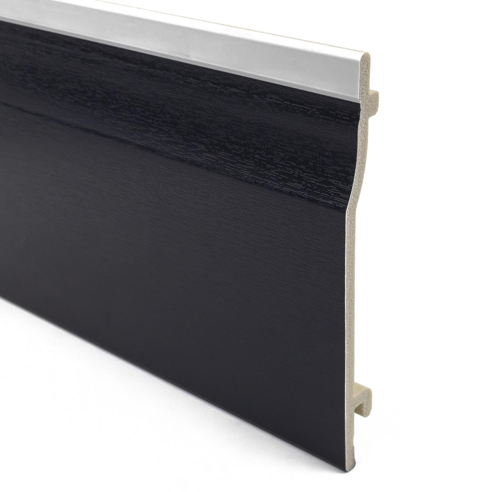 Truly Pvc Limited Anthracite Grey 150Mm Upvc Shiplap Cladding Board (2.5M)