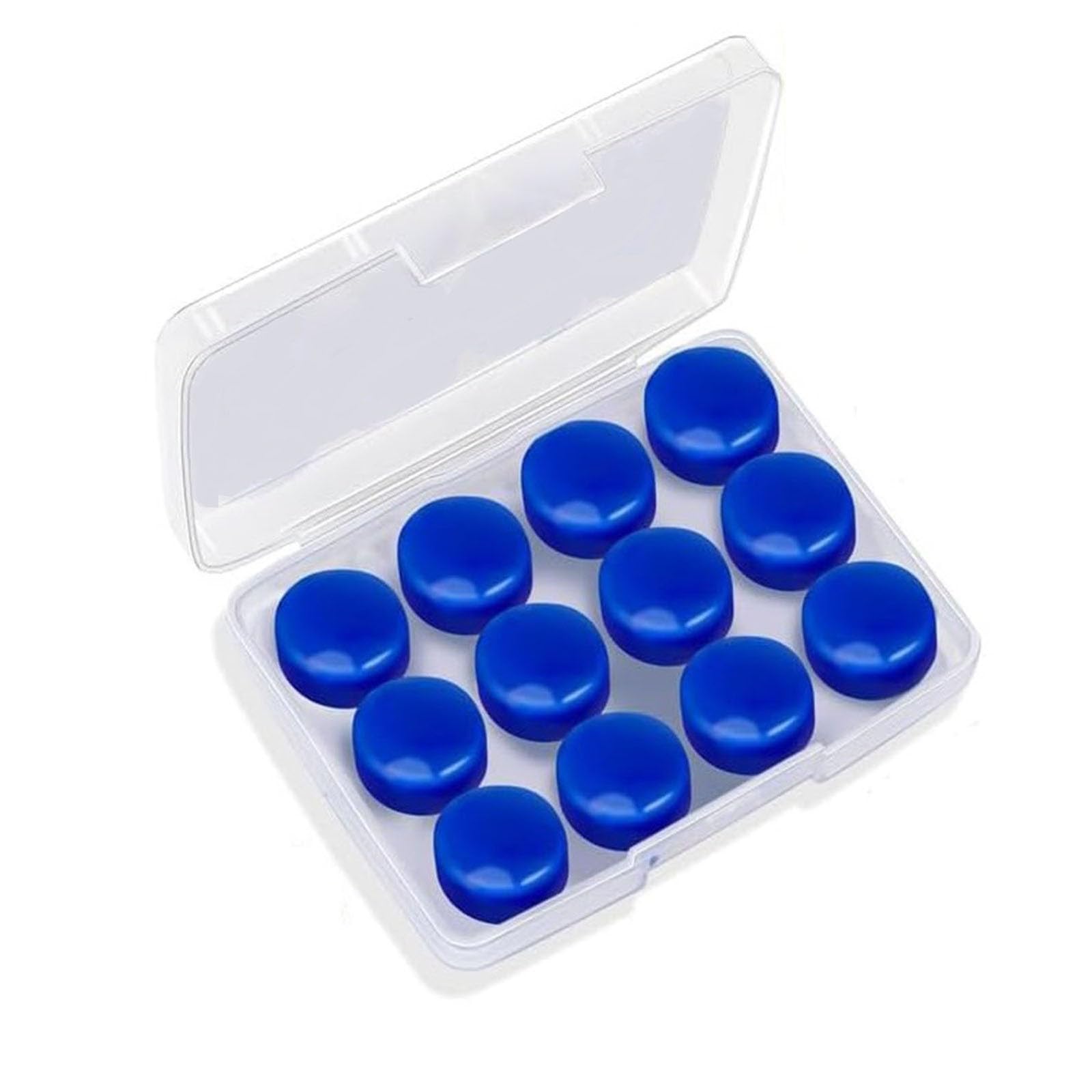 Waterproof Swimming EarPlugs for Adults, Soft Silicone Swim Earplugs, Ear Plugs for Surfing Diving Showering Snorkeling - Keep Water Out and Ear Protection (Ink Blue, One Size)