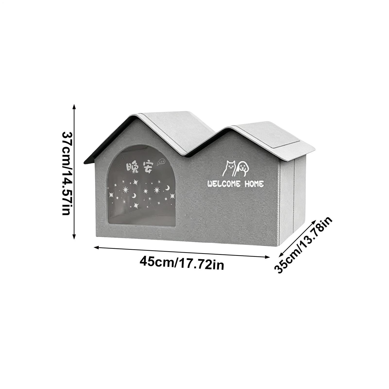 Maison Rafraîchissante pour Chat - Grotte À Température Réduite,Maison Rafraîchissante pour Chat avec Pack de Glace - Pour Races Moyennes à Grandes, Chatons et Chiots, Jardin, Vacances, Appartement, B