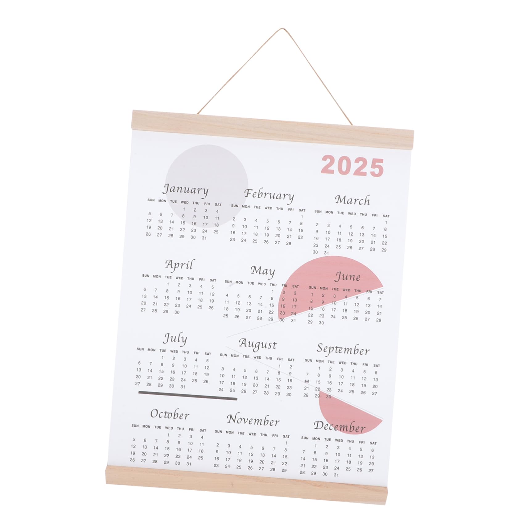 Parliky Cloth Calendar Creative Agenda Organizer Distinctive Design for Home and School Multifunctional Wall Art and Planning Decor Dual Purpose