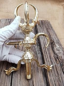 Amazon｜【法器】金剛鉤杵 愛染明王金剛鉤 降魔杵 五鈷金剛鉤（高さ