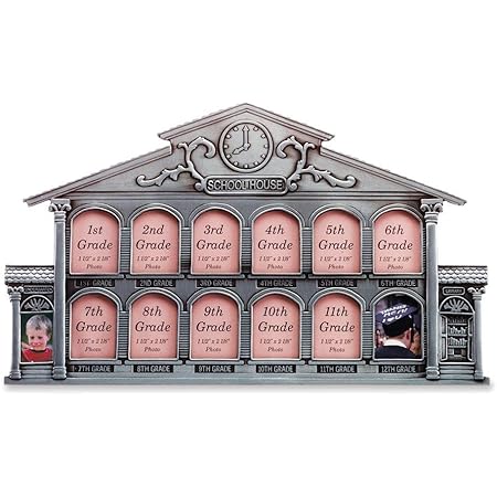 Amazon.com - Gifts & Decor 32243 School House Frame, Multicolor ...
