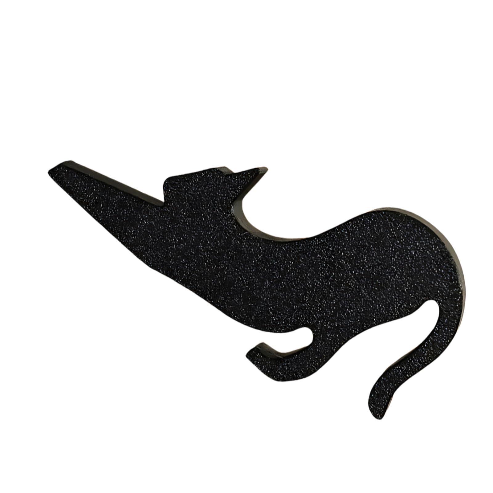 XuQiZZpp Elegant Doorstop Black Kitten Door Stoppers Design for Quiet Operations Guards
