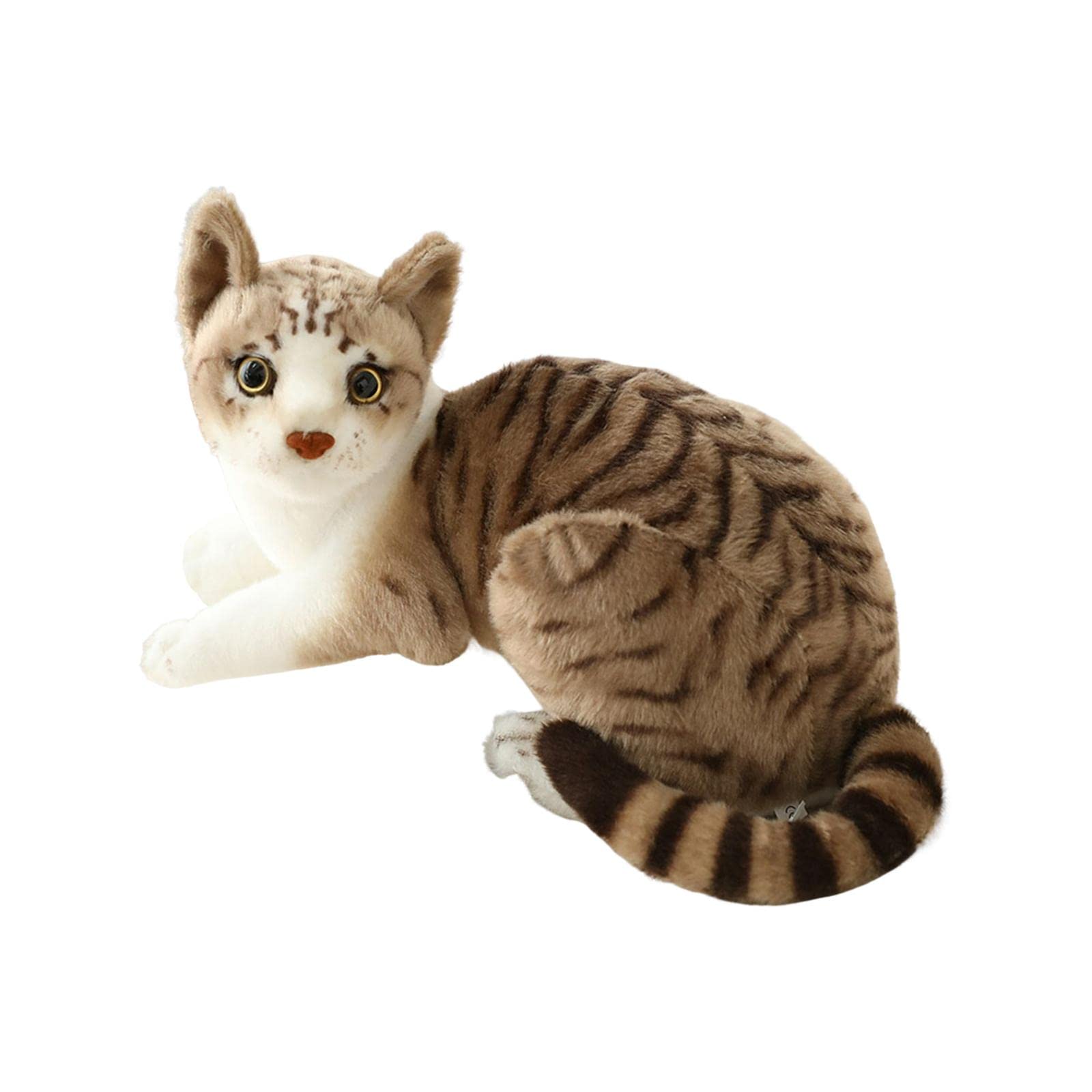 Sharplace Simulation Siamese cats Lifelike Stuffed Animal Padding for Girls Boys StyleC, Style B, 25cm