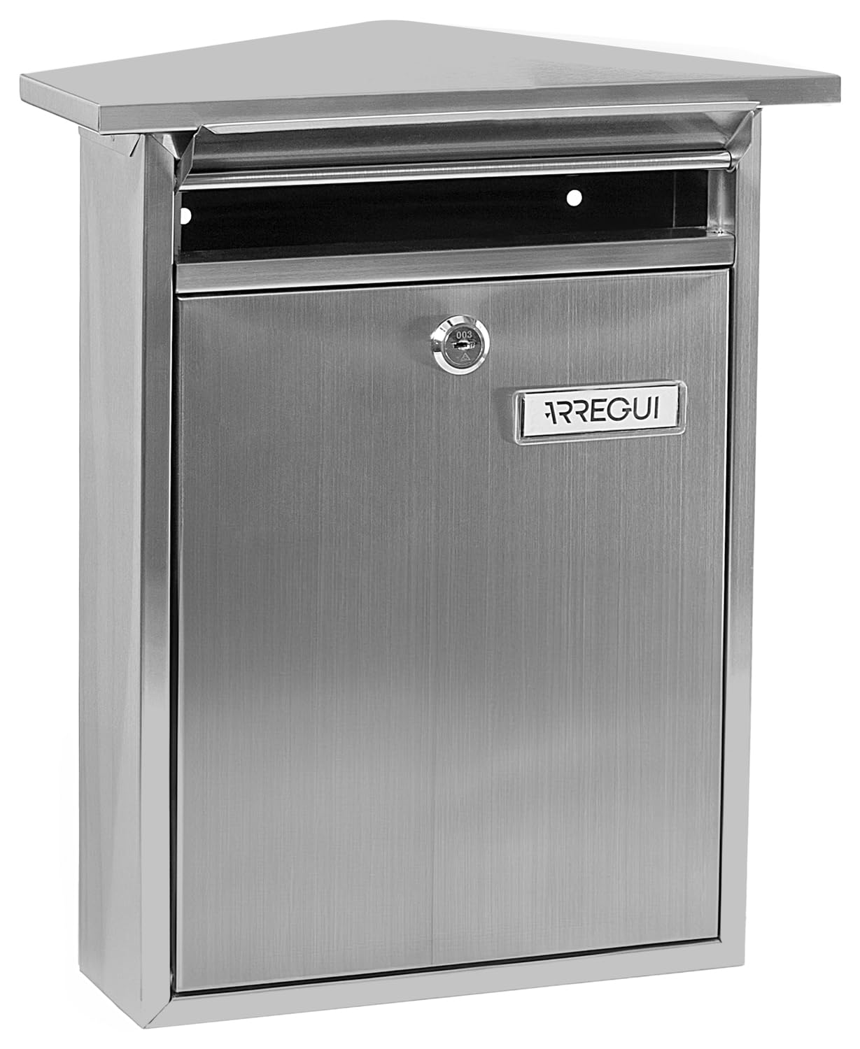 Cassetta Postale Arregui In Acciaio Inox - Per Esterno, Formato A4, Antipioggia, Facile Montaggio - Foto 7