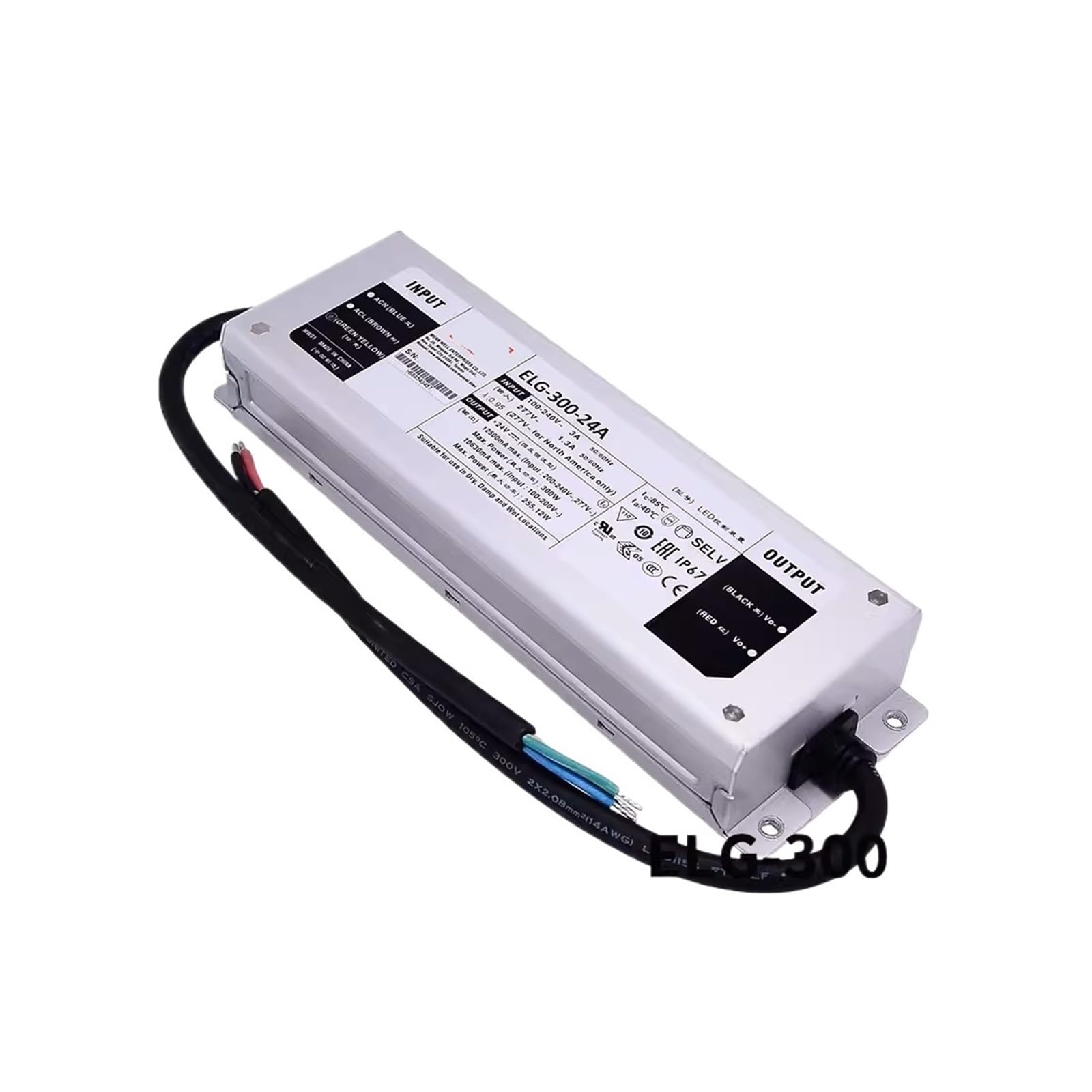 YIVELYYZG Switching Power Supply ELG-300-12A ELG-300-24A ELG-300-12A/24A 12V24V(ELG-300-12A 12V)