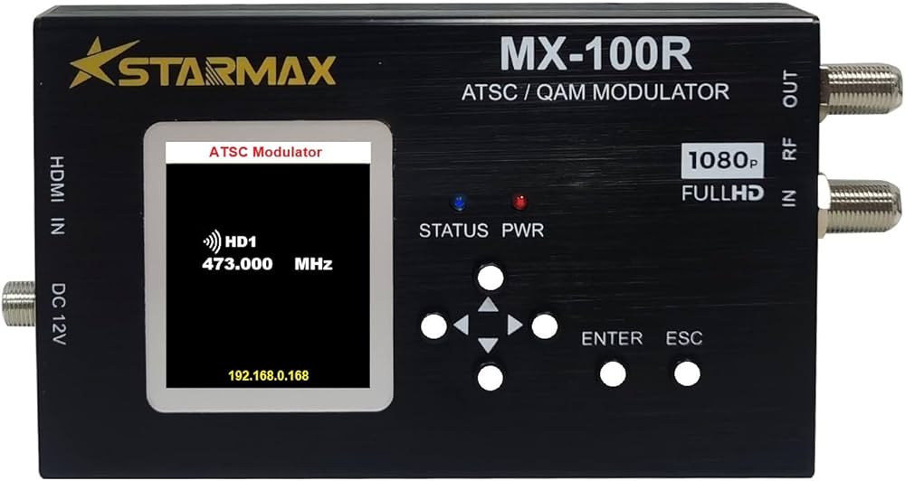 Amazon.com: StarMax MX-100R HDMI to ATSC/J.83B QAM Modulator