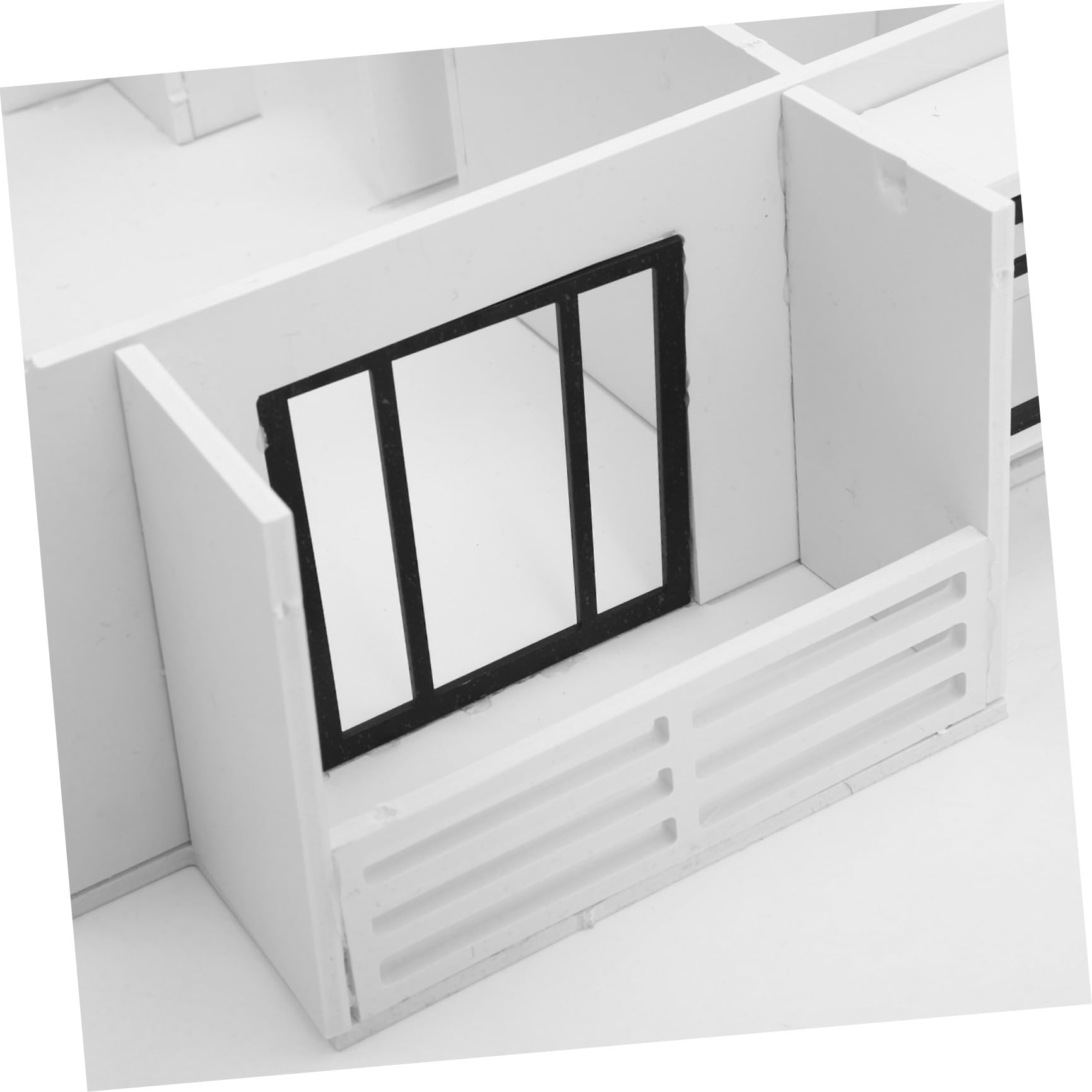 BESTYASH Modello Architettonico Interno 1:25 in Pvc e Acrilico, Kit Fai da Te per Assemblaggio Facile, Materiale per Attività Educative e Sviluppo Consapevolezza Spaziale