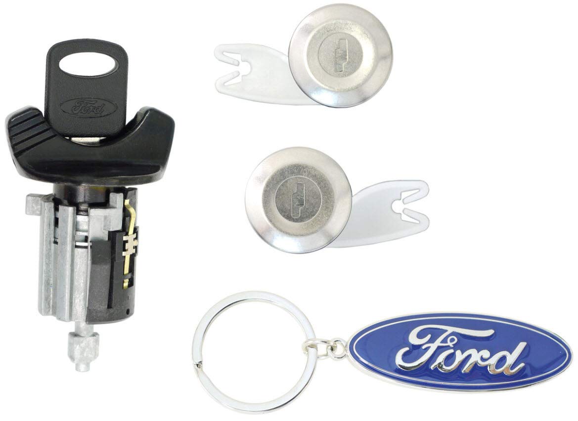 Genuine Ford Ignition Lock Cylinder & Door Lock Set For 1998-2007 F-250/F-350 - ILS200 Kit With 60-Day Warranty