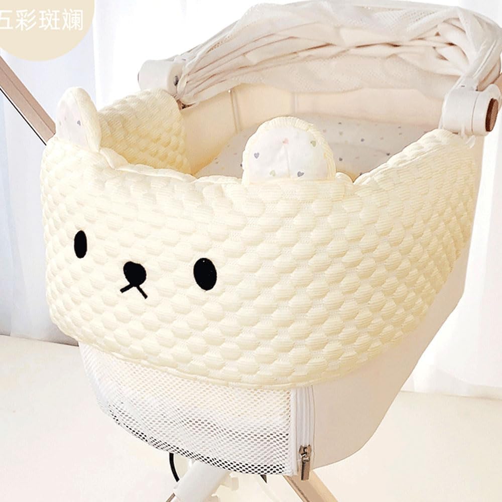 Pet Stroller Liner Mat Pad, Small Dog Stroller Pad, Removable and Washable Cat Stroller Pad, Pillow Mattress Mat Three-Piece Set (Fluffy Mat, Purple Floral)