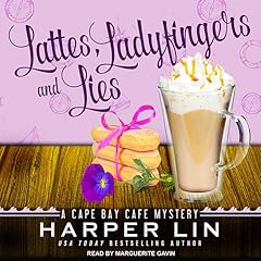 Lattes, Ladyfingers, and Lies Audiolibro Por Harper Lin arte de portada
