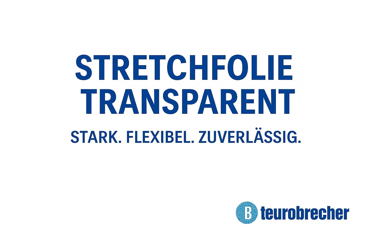 Stretchfolie Transparent 50cm 2,5 kg 23my Verpackungsfolie 6 Stück