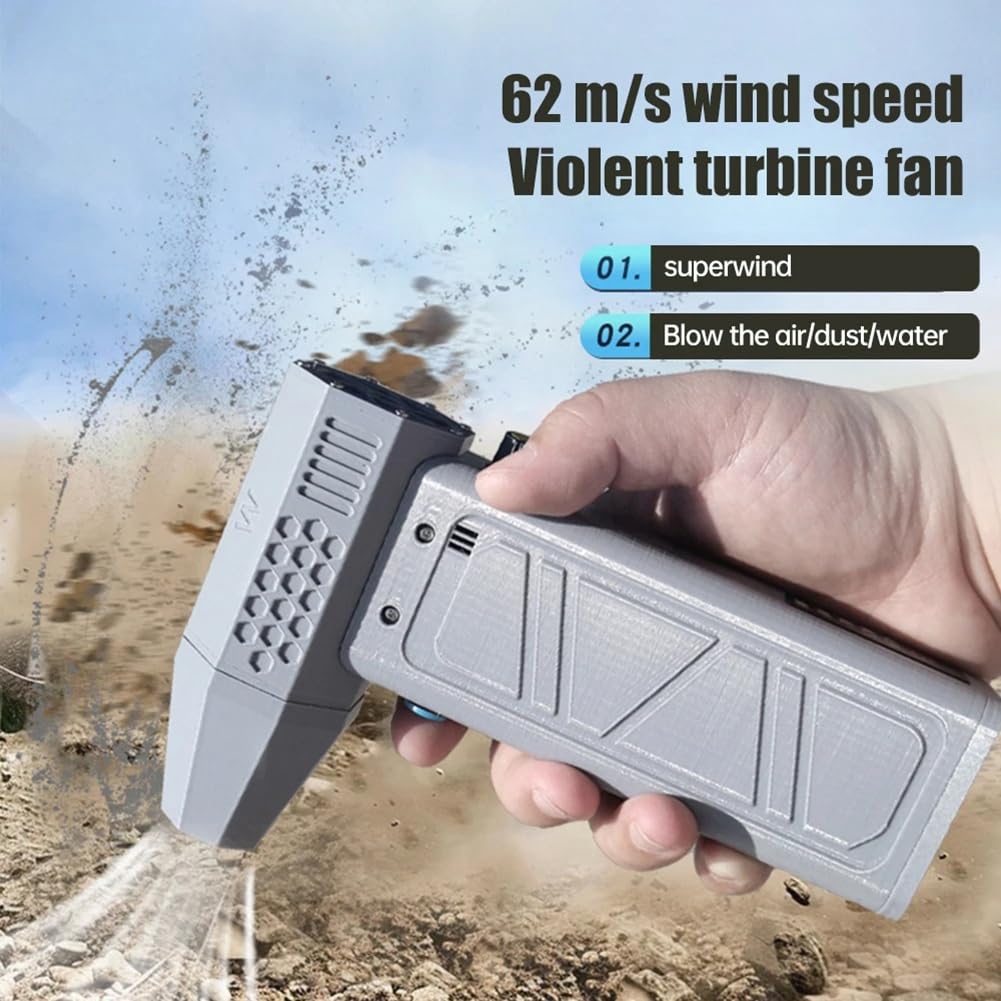 Souffleur Puissant Ventilateur de Conduit à Grande Vitesse Ventilateur à Jet Turbo 140 000 Tr/Min Vitesse Du Vent 52 M/S Ventilateur Turbo Moteur Sans Balais Souffleur Violent,B