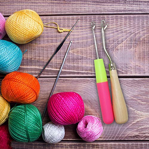 5 ganci per uncinetto, 5 pezzi in 5 diverse