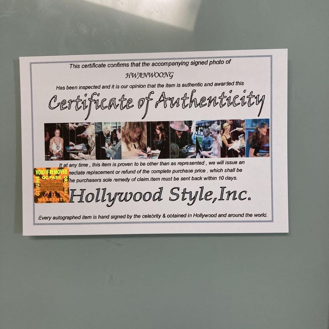 ファンウン直筆サイン入り超大型写真 …ONEUS…HWANWOONG