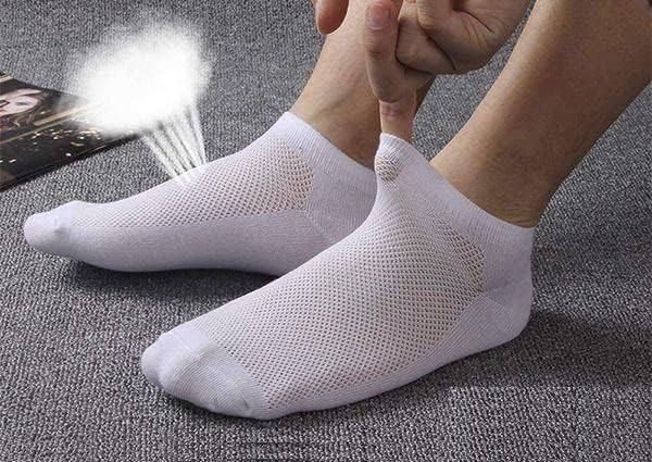 Image of RONDO 3 Pack Thin Ankle Socks - Unisex Ultra Thin Breathable Athletic Socks - Low Cut Running Ankle Socks - Thin Cotton Socks