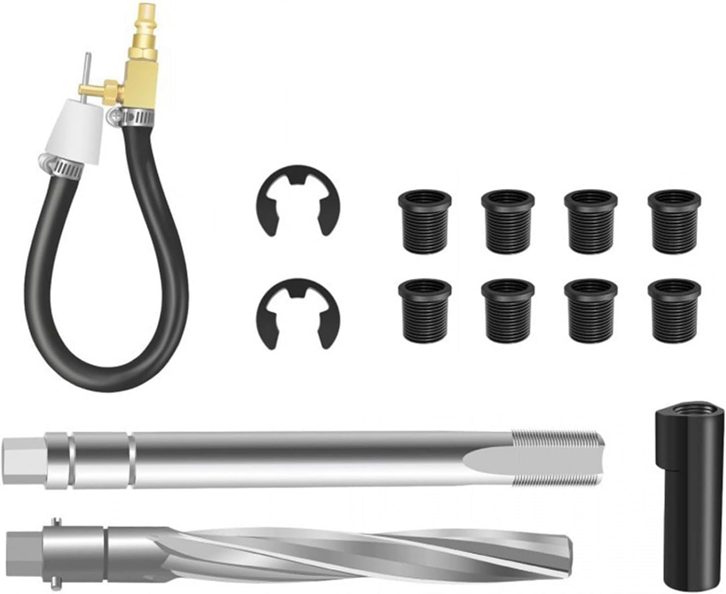 Sparks Plugs Thread Repair Tool Kits Suitable for Auto Repair Steel Construction Easy to Use Mechanics Enthusiasts Use