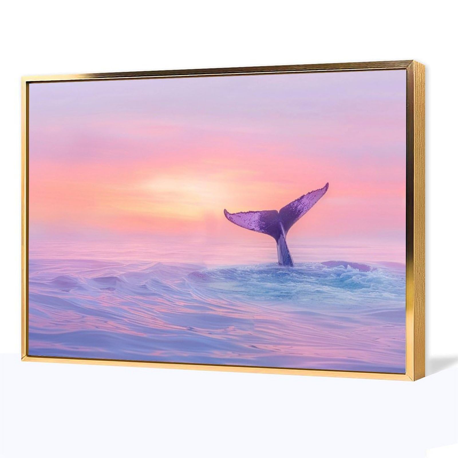 原画 くじら 鯨 クジラ アート パネル フルイドアート ＝ ポーリングアート 世界有名な 原画 クジラ フルイドアート パネル アート くじら
