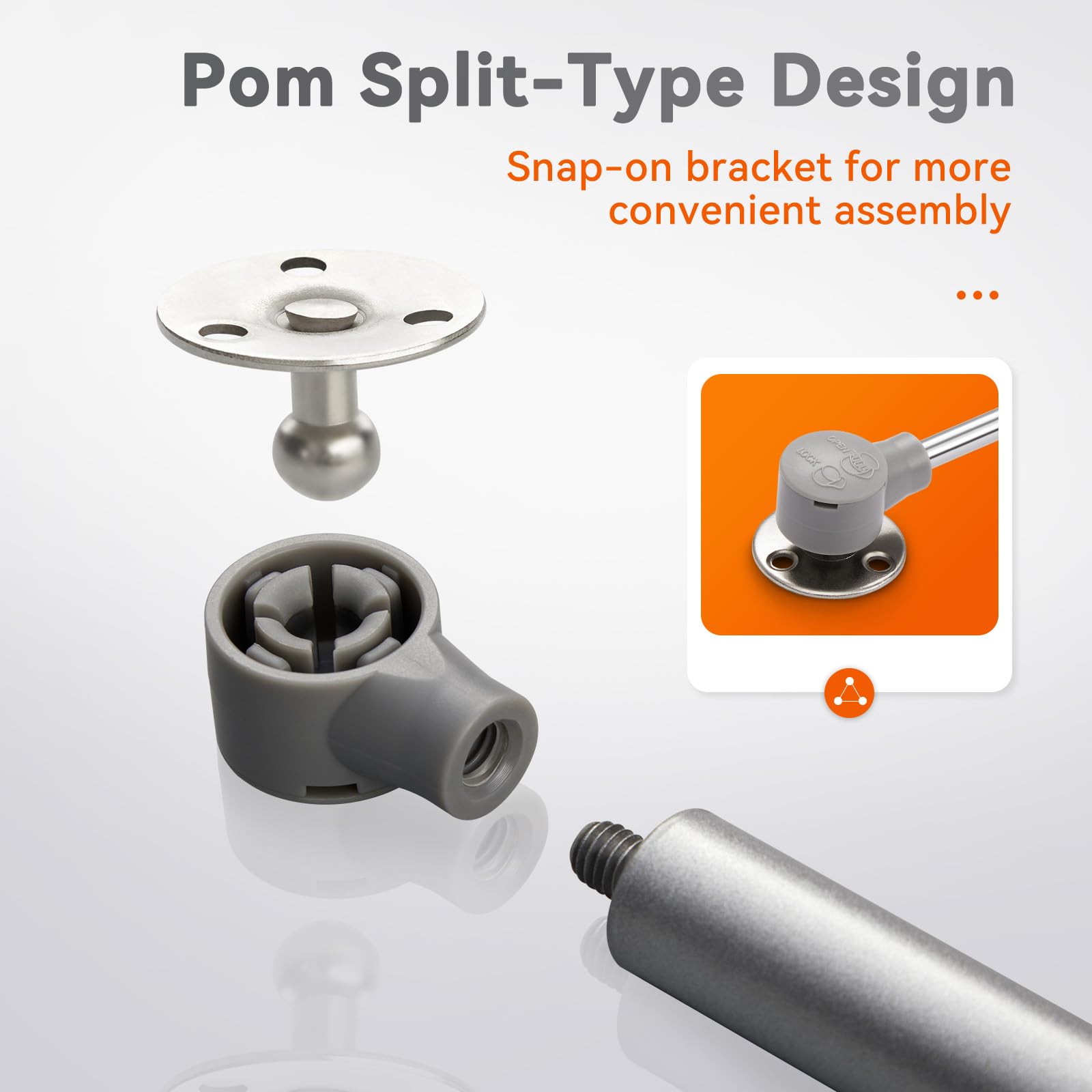 Snapklik.com : PAMAGOO10 Inch Drop Down Gas Strut, 2PCS 15 Lb Shock,10 ...