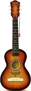 23" Acoustic Guitar, Kids 6 String Toy Guitar - Realistic Steel Strings - Beginner Practice First Musical Instrument for Children, Toddlers (Amber Sunburst)