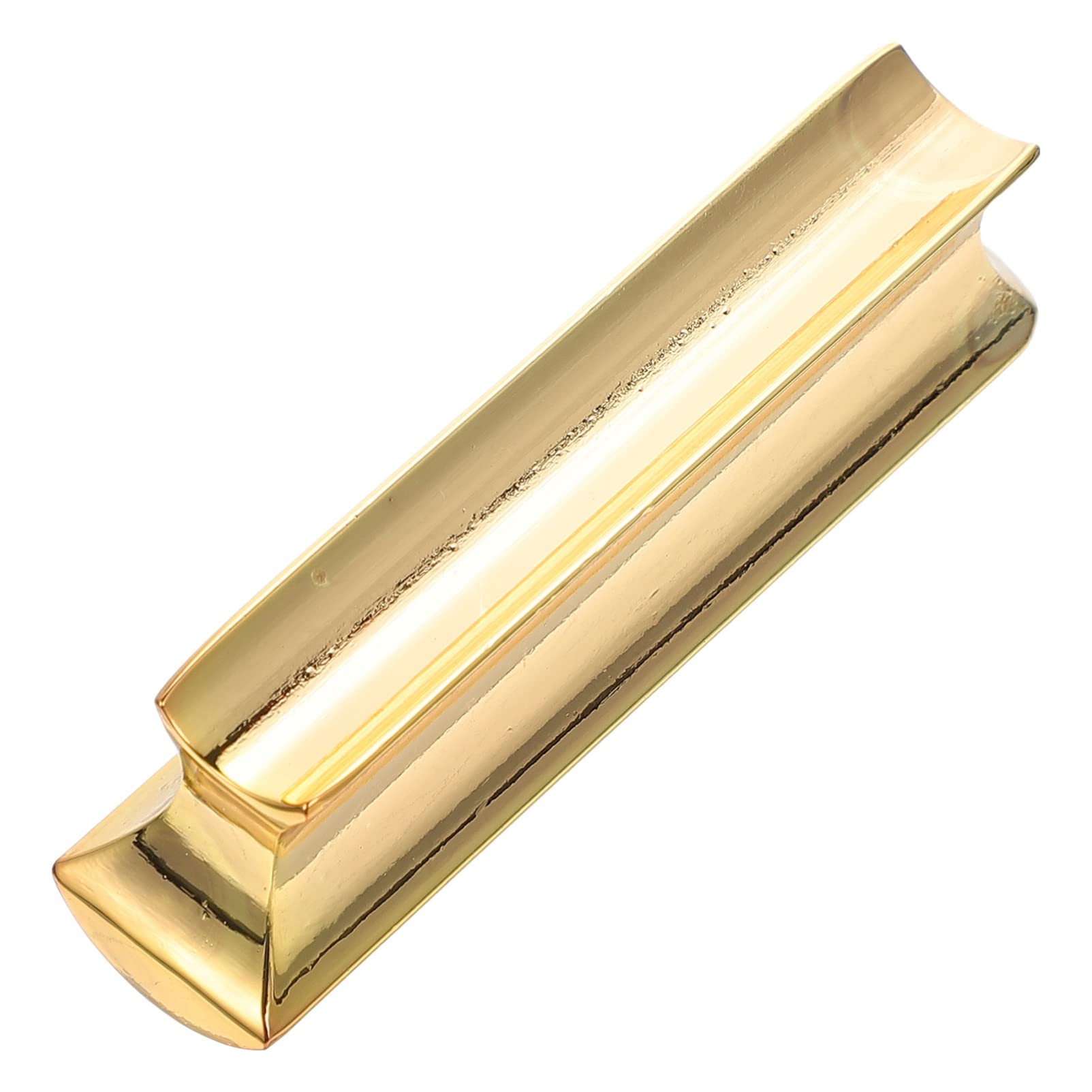 Totority Guitar Slide Tone Bar Guitar Bar for Electric Guitar Metal Guitar Slide Golden Finish for Lap Guitars