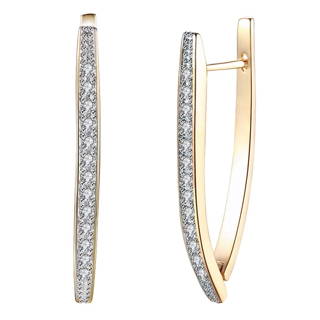 See full amazon price history chart for Peora Gold Plated Diamond Cut CZ Clutch Back Stylish Hoop Earrings Jewellery Gift for Women Peora Gold Plated Diamond Cut CZ Clutch Back Stylish Hoop Earrings Jewellery Gift for Women (B07PJTBC83) Amazon Price History, Amazon Price Tracker