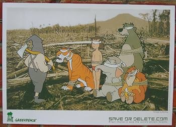 バンクシー banksy ポスター 2004年 greenpeace Amazon.co.jp