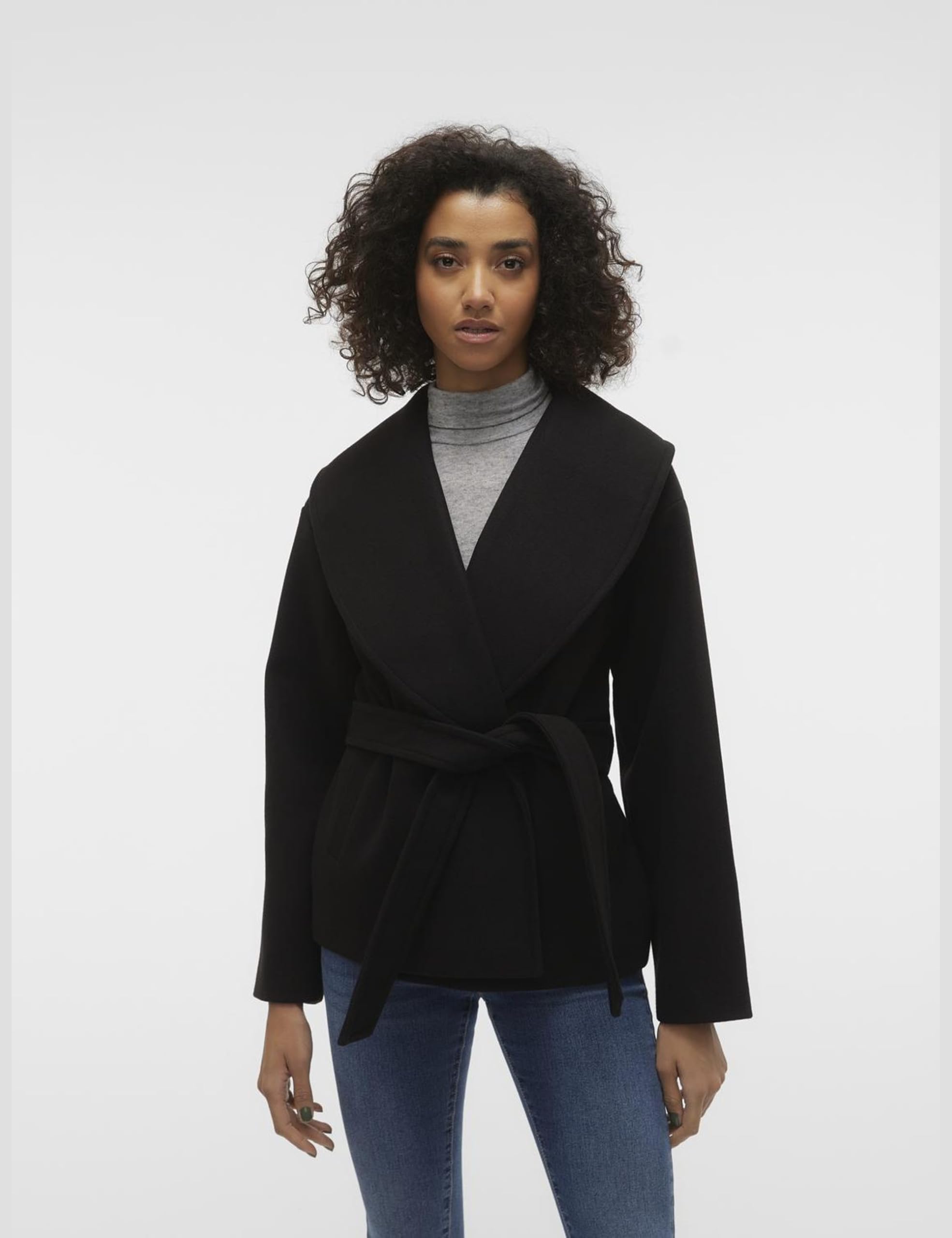 VERO MODA Vmanne Bergen Jacket Lcs Chaqueta Mujer