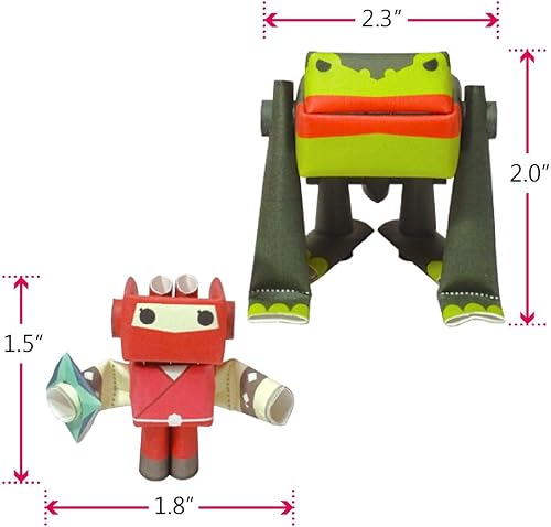 Miniatura 2 de PIPEROID Lift & Pinch Robot Beetles, juego de robot japonés de papel 3D para niños y kit de origami para adultos