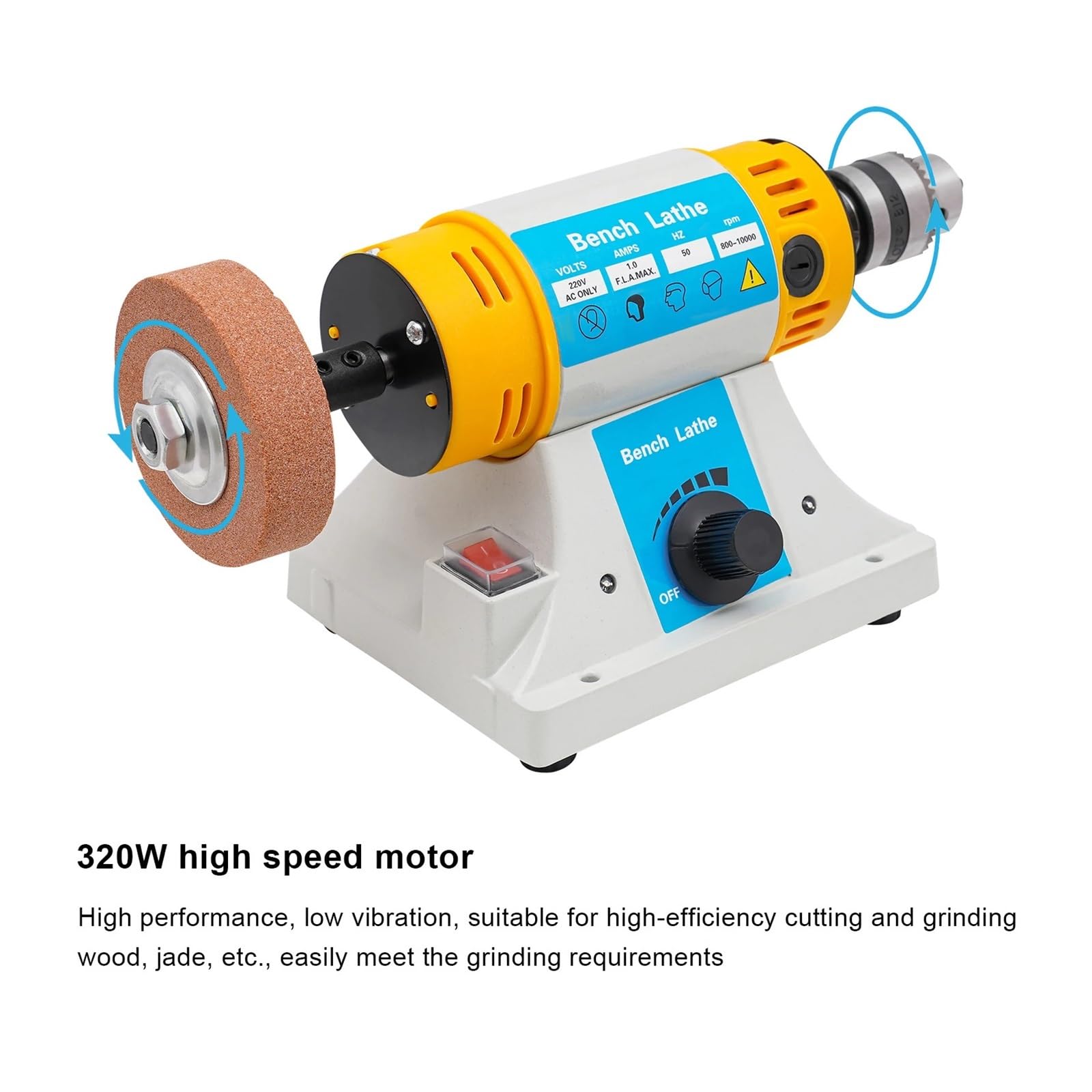 Polisseuse De Tampon Banc Multifonction, Table , Broyeur Bijoux For Dentaire, Métal Ambre, Jade Conception Anti-Bruit