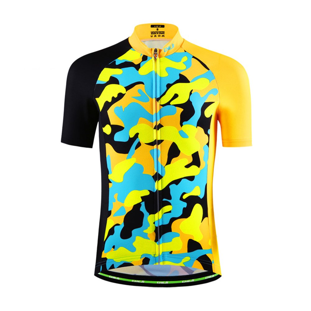 Set di Maglia Ciclismo-Bambino-Maniche Corte e Pantalone Corto con Imbottitura