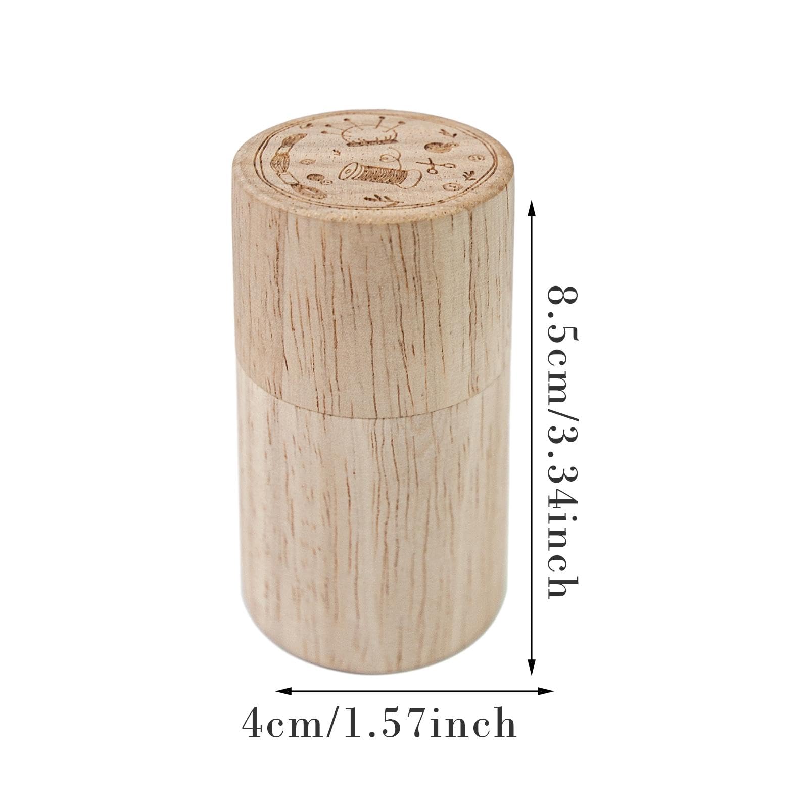 Amazon.co.jp: ミシン針ホルダー、ミシンピンクッション - 木毛糸巻き