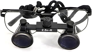 Occhiali binoculari Chirurgici, Occhiali da Dentista con binocoli da 2.5X /3.5X, Dentista Professionale Dentale Chirurgico binoculare Loupes, Utilizzato in odontoiatria, chirurgia