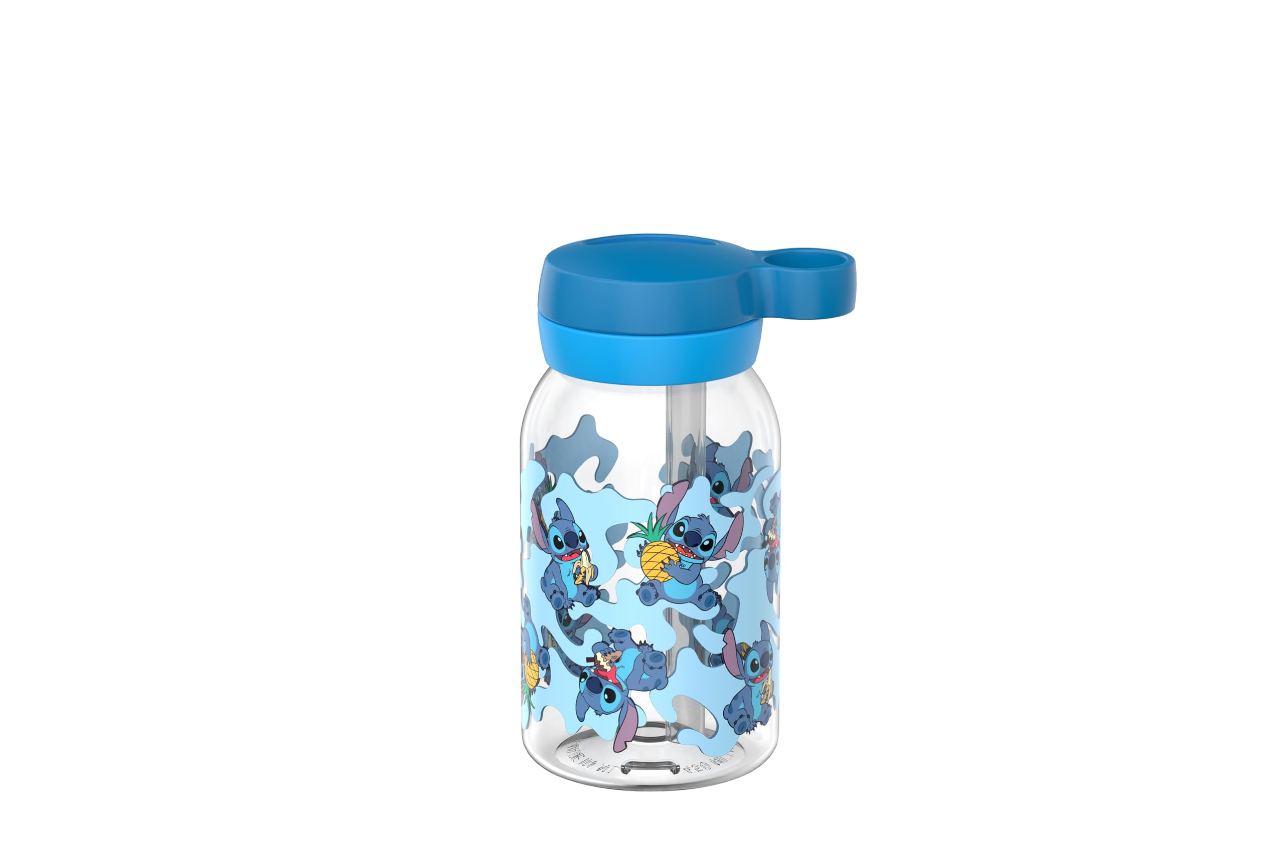 Mepal - Campus drinking bottle with straw - screw cap with handle opening - hygienic closure - drinking bottle with straw - leak-proof and dishwasher safe - 450 ml - Stitch