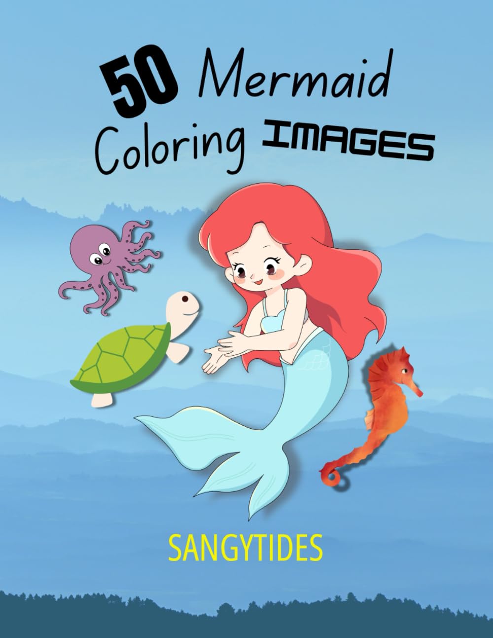 50 Mermaid Coloring Images