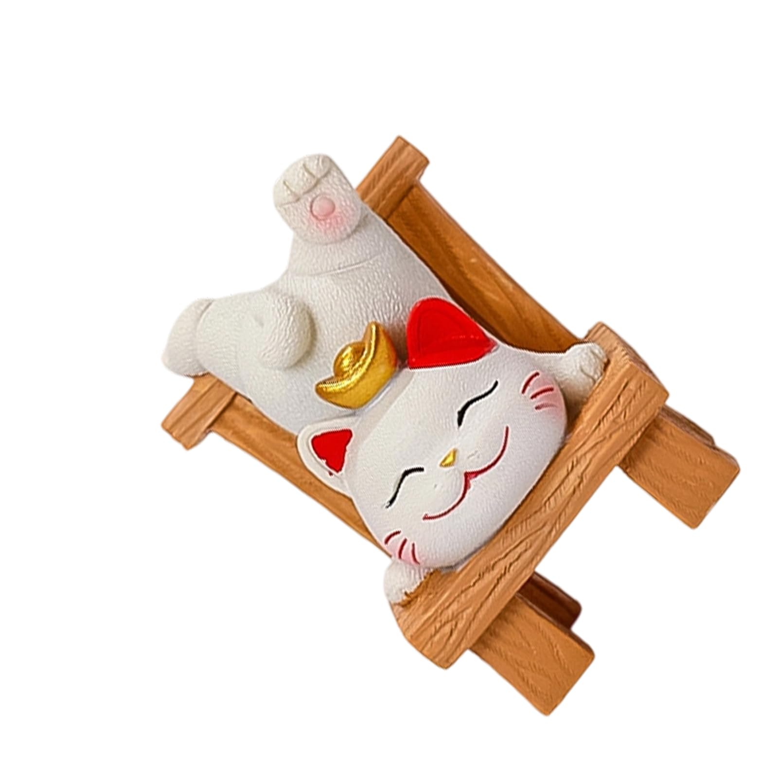 Rxgiasup Artistic Successful Puss Sculpture Dynamic Dyes Permanent Rosin Substance Space Saving Decorative Accent Dynamic Home Deck