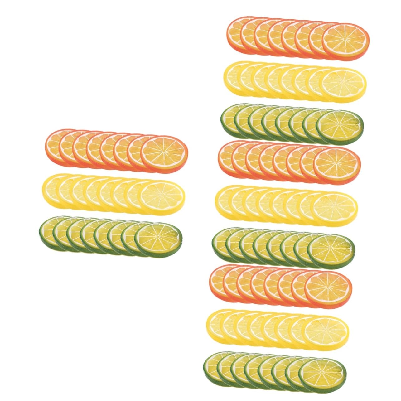 Alipis 96stücke Realistische Künstliche Zitronenscheiben Dekorative Fruchtmodelle Für Küche Partys Und Fotografie Lifelike Fake Slices Für Hochzeiten Und Wohnraumgestaltung